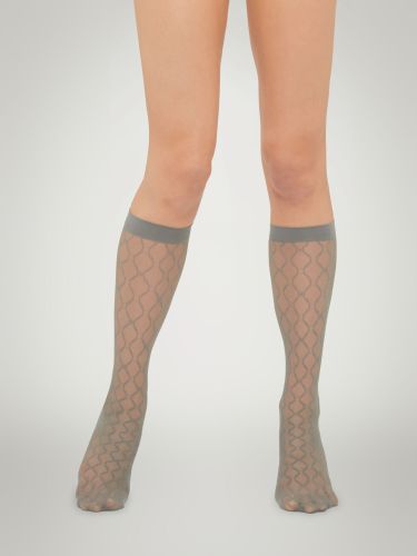 Monogram Knee-Highs Srednje siva S 34407