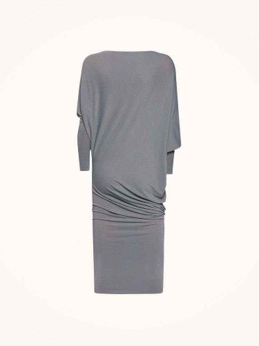 Crepe Jersay Dress svetlo siva s 53214