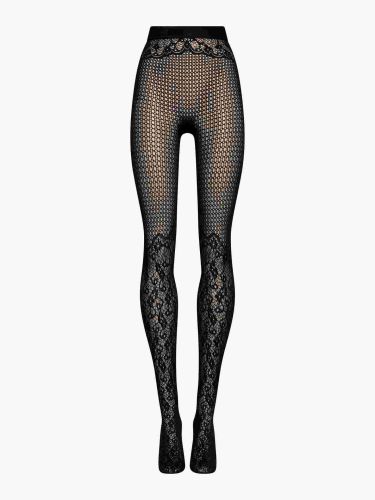 Flover lace tights crna xs 19437